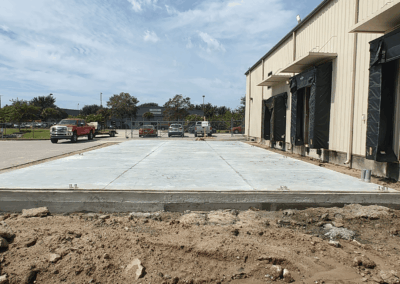 New concrete parking lot frito lay plant in south carolina